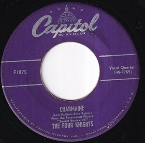 The Four Knights - Cry / Charmaine (A) OL-Q651