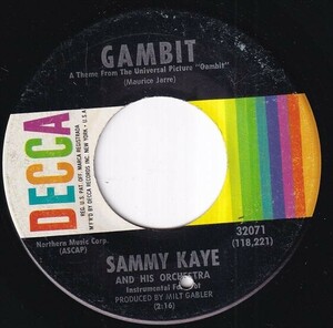 [Jazz] Sammy Kaye And His Orchestra - Gambit / Oh, How I Miss You Tonight (A) SF-S088