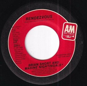 Brian Short And Maxine Nightingale - Rendezvous / Rendezvous (A) RP-T057