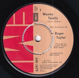 Roger Taylor - I Wanna Testify / Turn On The TV (A) RP-T354