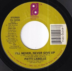 Patti Labelle - If Only You Knew / I'll Never, Never Give Up (A) SF-T275