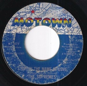 The Supremes - Stop! In The Name Of Love / I'm In Love Again (B) SF-T431