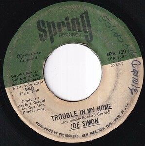 Joe Simon - I Found My Dad / Trouble In My Home (C) SF-J669