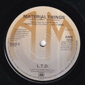 L.T.D. - Back In Love / Material Things (A) SF-M019