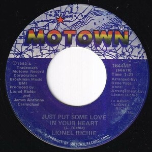 Lionel Richie - Truly / Just Put Some Love In Your Heart (A) SF-N277