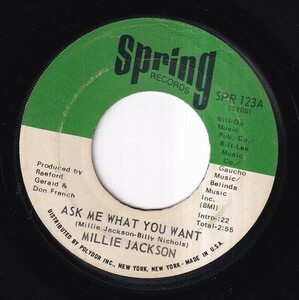 Millie Jackson - Ask Me What You Want / I Just Can't Stand It (A) SF-K662