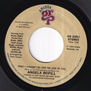 Angela Bofill - What I Wouldn't Do (For the Love Of You) / Rainbow Child (Little Pas) (A) SF-N606