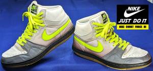 【USED/復刻版/正規店購入】NIKE　COURT　FORCE　HI　モデル　　　サイズ＝26.5ｃｍ 　　 カラー＝セイル×ボルト×ブラック系