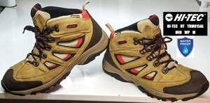 【美品・USED/本革天然皮革/WaterProof（透湿・防水）仕様】HI-TEC　HT　TRM815AL　MID　WP　M　トレッキングシューズ　 サイズ＝26.0ｃｍ