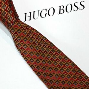 HUGO BOSS ヒューゴボス ネクタイ　人気ブランド　ハイブランド　刺繍柄