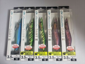 [1 jpy start ] Daiwa *emelarudas dirt Ⅱ*3.5 number *5 piece set * mountain rice field hirohito.. color * lure for squid * unused goods 