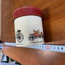 昭和レトロ コップ　カップ　蓋付き　レトロ柄 自転車　アンティーク　ビンテージ　こどもコップ 当時物 _画像5