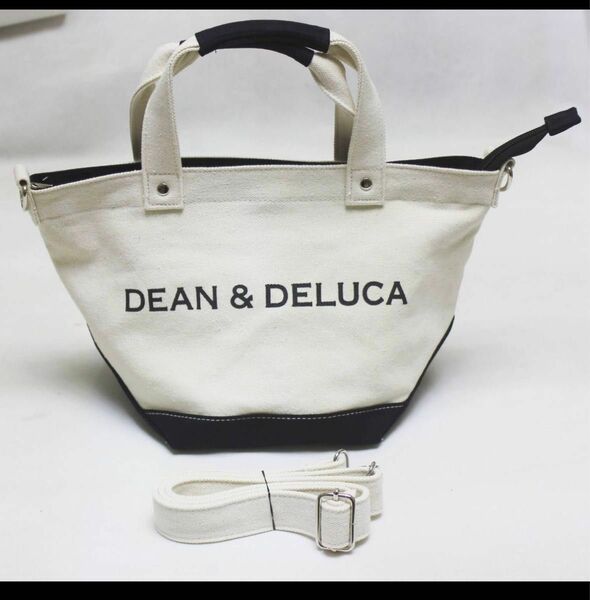 (新品)DEAN&DELUCA トートバッグ ショルダーバック 2WAY 黒ブラック