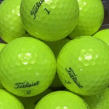 ロストボール タイトリスト PRO V1 2019年 イエロー 20個 ABランク 中古 ゴルフボール ロスト Titleist エコボール 送料無料_画像2