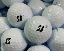 ロストボール ブリヂストン ツアーB XS 2020年 ホワイト 12個 Aランク 中古 ゴルフボール ロスト ブリジストン エコボール 送料無料_画像3