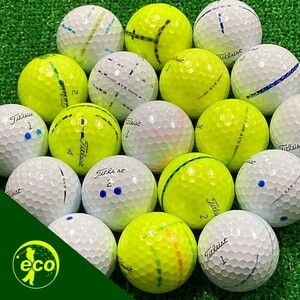 ロストボール タイトリスト AVX 20個 A+ABランクマーカー入り 中古 ゴルフボール ロスト Titleist エコボール 送料無料