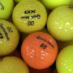 ロストボール テーラーメイド 各種混合 カラーボール 30個 ABランク 中古 ゴルフボール ロスト TaylorMade エコボール 送料無料