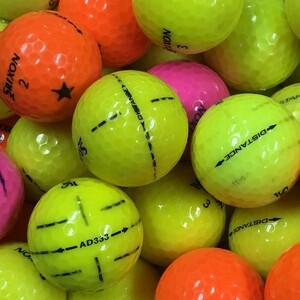 ロストボール スリクソン 各種混合 カラーボール 50個 A+ABランクマーカー入り 中古 ゴルフボール ロスト SRIXON エコボール 送料無料