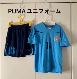 大学　サッカーユニフォーム　PUMA プーマ　Lサイズ　Oサイズ　上下セット