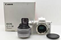 【B品】CANON キヤノン Kiss M EF-M 15-45mm F3.5-6.3 IS STM［008730150］_画像1