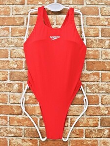 BJ1-02C◇//speedo♪ロゴ刺入り♪目を惹く鮮やかなオールレッド♪Lサイズ*レディース競泳水着※一番安価な送料はゆうパケットなら210円♪