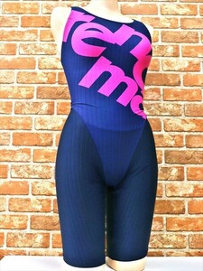 BY4-729*/renoma/ Renoma! impact. exist big . logo design! all-in-one .. swimsuit * most low price . postage .. packet if 210 jpy!
