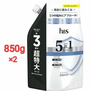 h&s(エイチアンドエス) 5in1 コンデイショナー 詰替特大 850g×2