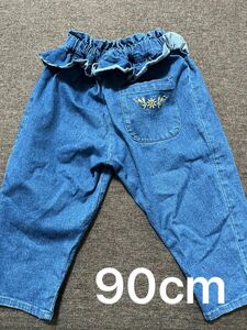 パンツ デニムパンツ 子供服　90cm アカチャンホンポ　simplefree フリル