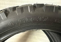 SHINKO E700 5.10-17 4.60-17 2本セット 美品 TRAIL MASTER dトラッカー等 オフロード_画像3