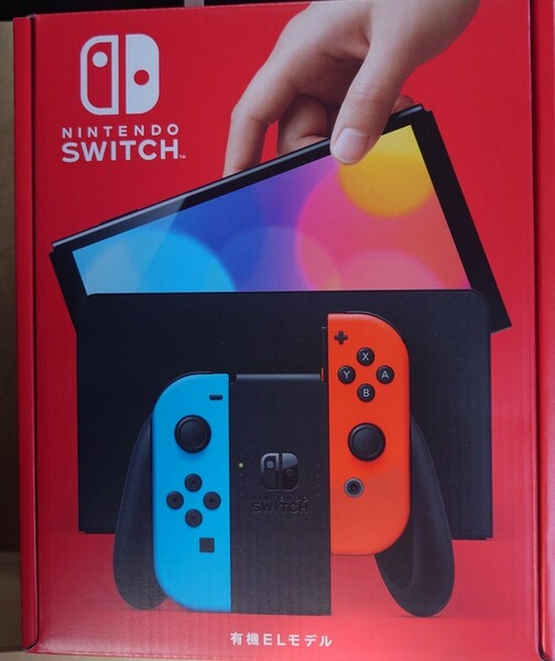 任天堂 Nintendo Switch ニンテンドースイッチ Joy-Con 本体 有機ELモデル 新型 未使用　 ネオンブルー/ネオンレッド2