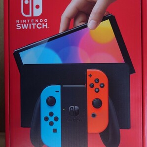 任天堂 Nintendo Switch ニンテンドースイッチ Joy-Con 本体 有機ELモデル 新型 未使用　 ネオンブルー/ネオンレッド①