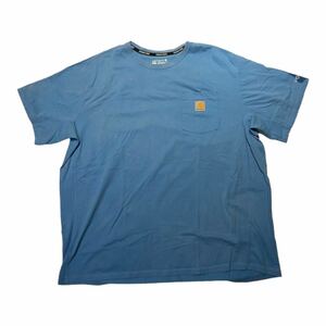 カーハート carhartt ポケット Tシャツ　ロゴ USA古着