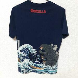 新品 XLサイズ GODZILLA　ゴジラ＆浮世絵Tシャツ