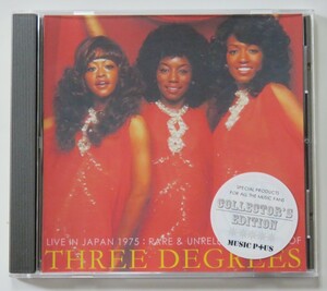 【美品】THE THREE DEGREES／LIVE IN JAPAN 1975 ザ・スリー・ディグリーズ／ライヴ・イン・ジャパン1975 非売品 レアCD！輸入盤