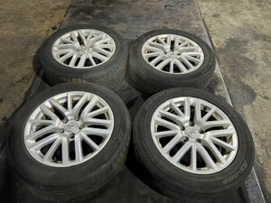 Y50 フーガ 純正 アルミホイール 17×7J オフセット45 225/55/R17 SUNWIDEタイヤ ☆引き取り歓迎☆千葉市若葉区から出品☆