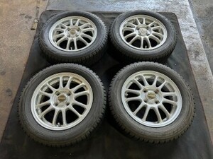 MA15Sソリオ A-TECH アルミホイール 14×4.5J オフセット43 165/65/R14 ブリヂストン スタッドレスタイヤ ☆引き取り歓迎☆千葉市若葉区