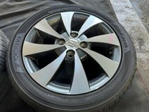 MH22S ワゴンR スティングレー 純正 アルミホイール 15×4.5J オフセット45 165/55/R15 ヨコハマタイヤ ☆引き取り歓迎☆千葉市若葉区から_画像2