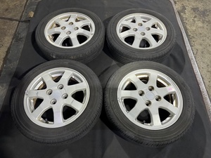 L350S タント 純正 アルミホイール 14×4.5J オフセット45 155/65/R14 DURAN MU:TECHタイヤ ☆引き取り歓迎☆千葉市若葉区から出品☆