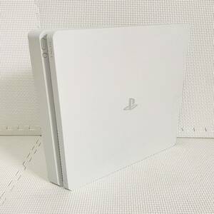 1円☆ PS4 500GB CUH-2100A FW:10.01 グレイシャーホワイト SONY プレステ4 slim 薄型 スリム 本体 PlayStation プレイステーション 205