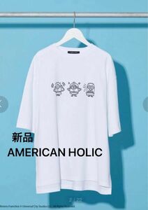 【新品】AMERICAN HOLIC ミニオンサーフTシャツ　定価3490円　フリーサイズ