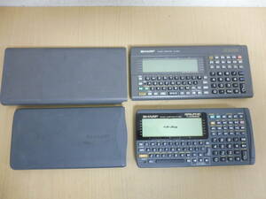 [6054/T3C] together 2 point SHARP sharp PC-G850 PC-G801 pocket computer pocket computer used present condition goods Junk 