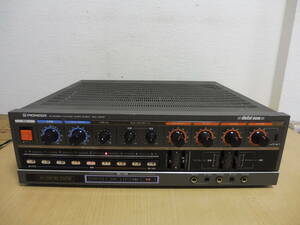 「6054/T3B」パイオニア PIONEER SA-V20Ⅱ オーディオ機器 カラオケ STEREO カラオケアンプ 中古 現状品 通電確認済