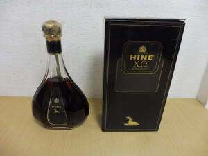 「6055/T2A」HINE X.O. COGNAC ハイン X.O. コニャック 700ml 40％ ブランデー 古酒 元箱付 未開栓 未開封 お酒 コレクション 