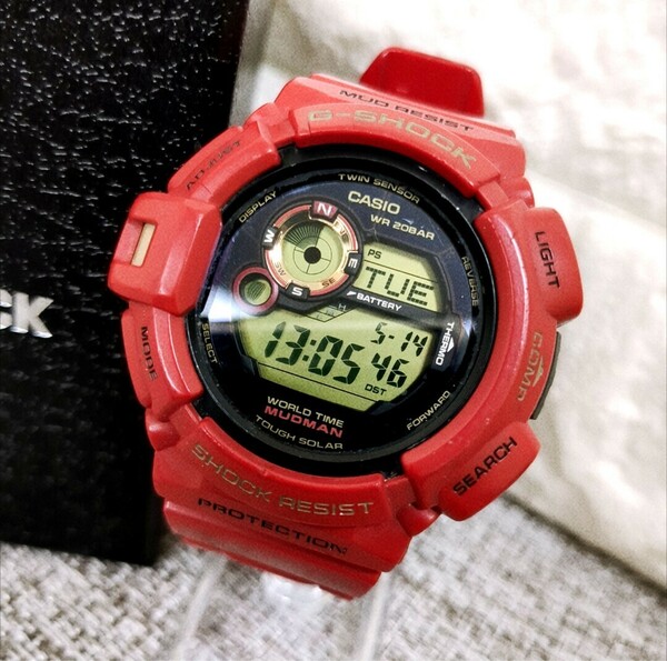 【希少レア】 30周年記念限定モデル G-SHOCK GW-9330A マッドマン ライジングレッド 電波ソーラー MUDMAN CASIO カシオ ジーショック