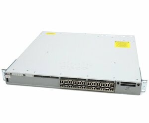 Cisco C9300-24S-A V01 24ポート1GbE SFPスロット CAT9K_IOSXE Ver.17.3.4 network-advantageライセンス 冗長電源(PWR-C1-715WAC-P×2基)