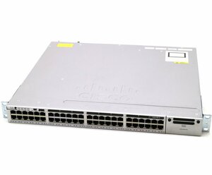 Cisco Catalyst WS-C3850-48T-E V07 48ポート1000BASE-T CAT3K_CAA-UNIVERSALK9-M Ver.03.06.06E IPSERVICESライセンス 設定初期化済