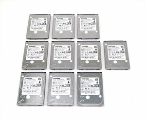 ◇【10本セット】TOSHIBA MQ01ABD100 1TB/2.5インチ/9mm厚/SATA HDD Crystal Disk Infoにて正常動作確認済み