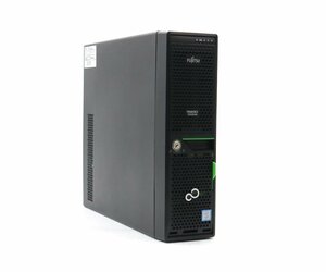 富士通 PRIMERGY TX1320 M2 Xeon E3-1220 v5 3GHz 16GB 1.2TBx2台(SAS2.5インチ/12Gbps/RAID1構成) DVD-ROM PRAID CP400i