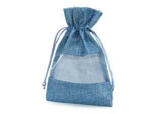  сумка упаковка упаковка мешочек сумка бардачок (11cm×16cm) лен ткань × бур nji-( синий ) (1 шт )