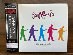 ◎GENESIS ジェネシス　THE WAY WE WALK　ザ・ウェイ・ウィ・ウォーク　紙ジャケ　CD 完全生産限定盤　リマスタリング　レア　中古良品◎